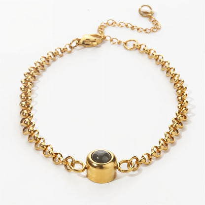 Bracelet photo personnalisé minimaliste