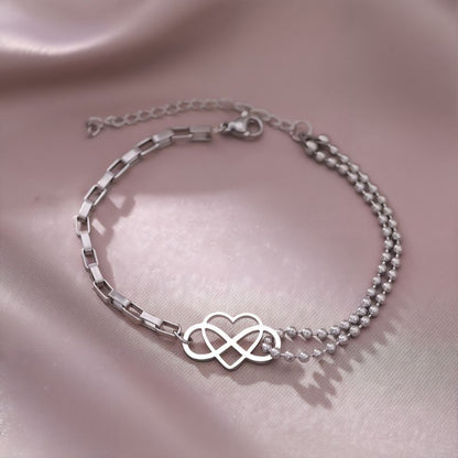 Bracelet Infini en Acier