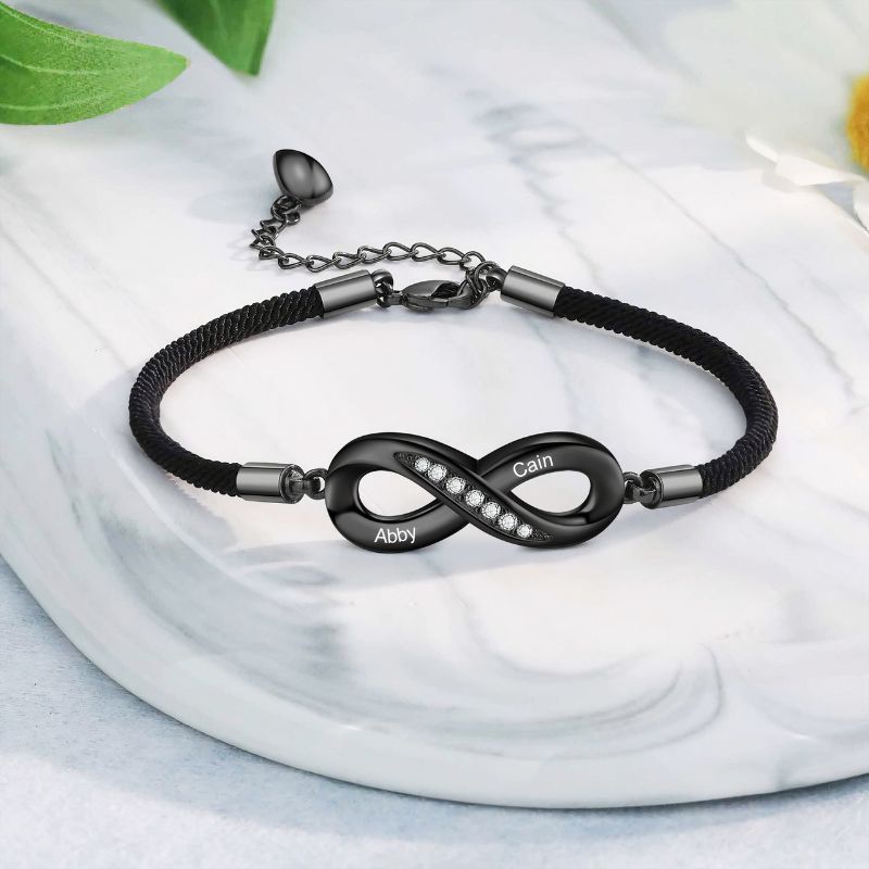 Bracelet Infini Gravé