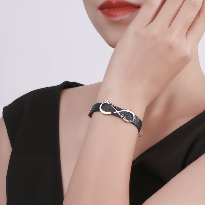 Bracelet Infini Prénom